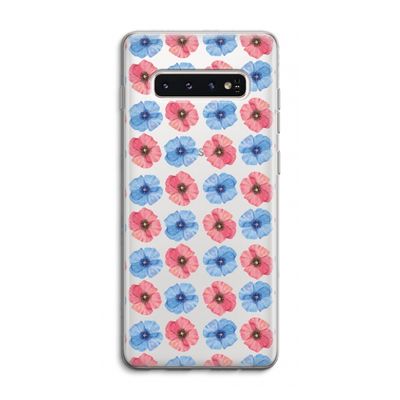 Klaproosjes: Samsung Galaxy S10 4G Transparant Hoesje
