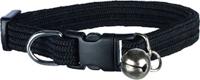 Outlet Trixie kattenhalsband - Nylon - Zwart - 21cm
