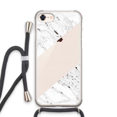 Biggest stripe: iPhone 8 Transparant Hoesje met koord