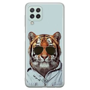 Samsung Galaxy A22 4G siliconen hoesje - Tijger wild