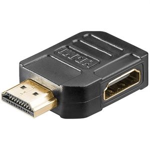 Goobay 51725 tussenstuk voor kabels HDMI Zwart