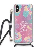 Good stories: iPhone X Transparant Hoesje met koord