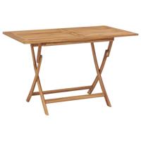 Tuintafel inklapbaar 120x70x75 cm massief teakhout