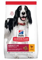 Hill's Science Plan Hond Adult Medium Kip 2,5kg Hill's Science Plan Hond Adult Medium Kip 2,5kg