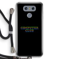 Retro: LG G6 Transparant Hoesje met koord Retro: LG G6 Transparant Hoesje met koord