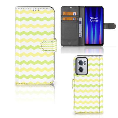 OnePlus Nord CE 2 | Telefoon Hoesje | Waves Yellow