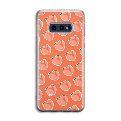 Just peachy: Samsung Galaxy S10e Transparant Hoesje