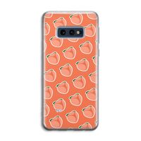 Just peachy: Samsung Galaxy S10e Transparant Hoesje Just peachy: Samsung Galaxy S10e Transparant Hoesje
