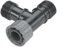 Gardena sprinkler ventiel t-stuk | 1"bd x1"x1" - 2755-20 - 2755-20