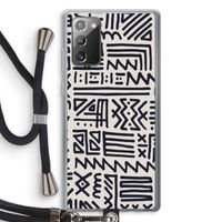 Marrakech print: Samsung Galaxy Note 20 / Note 20 5G Transparant Hoesje met koord