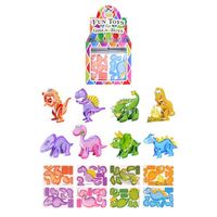 Uitdeelcadeautjes - Mini 3D Dinosaurussen Puzzels in Traktatiebox (144