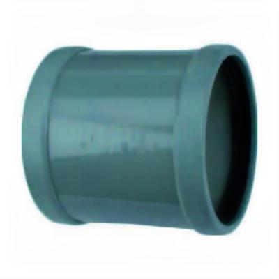 Wavin PVC Overschuifmof 110mm met Dubbele Manchet - Waterdicht voor Vijver & Leidingwerk
