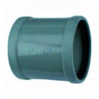 Wavin PVC Overschuifmof 110mm met Dubbele Manchet - Waterdicht voor Vijver & Leidingwerk