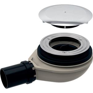 Geberit Setaplano douchebakafvoer 40mm met deksel waterslot 30 mm chroom 150.583.21.1