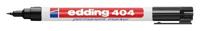 Viltstift edding 404 rond 0.75mm zwart