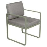 Fermob Bellevie dining armchair tuinstoel Cactus - Grey taupe