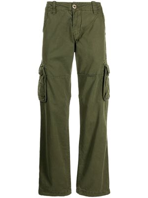 Alpha Industries pantalon droit à poches cargo - Vert