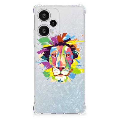 Xiaomi Poco F5 Stevig | Bumper Hoesje | Lion Color Xiaomi Poco F5 Stevig | Bumper Hoesje | Lion Color