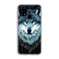 Darkness Wolf: Samsung Galaxy M31 Transparant Hoesje