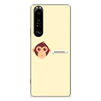 Sony Xperia 1 III Telefoonhoesje met Naam Monkey