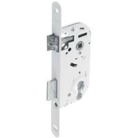 Inbouwslot met cilindergat - YALE - Y50R-A40/B - 40 mm as, 135 mm kast - Omkeerbare dagschoot, ronde eindkop - Wit
