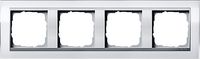 Gira Event Clear Zuiverwit / Aluminum 4-voudig