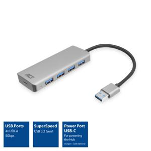 ACT Connectivity USB-A hub 3.0, 4 poorts USB-A usb-hub
