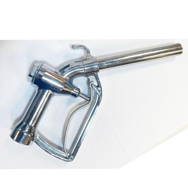 Benzinepomp Pistool Met Haak - Gepolijst Aluminium