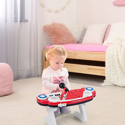 37 Toets Digitale Piano voor Kinderen Draagbaar Piano Speelgoed 48 x 20 x 38 cm Rood