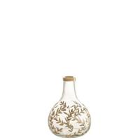 J-Line vaas Tarwe - glas - goud|transparant