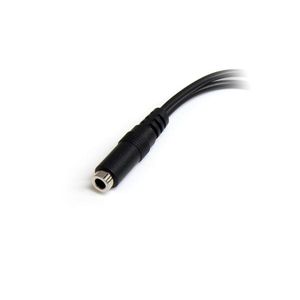 StarTech.com 3,5mm 4-pins naar 2x 3-pins 3,5mm Headset Verloopkabel F/M