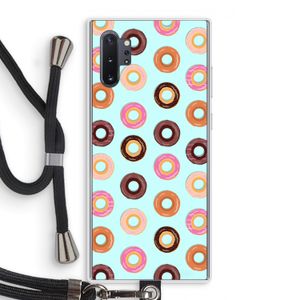 Donuts: Samsung Galaxy Note 10 Plus Transparant Hoesje met koord