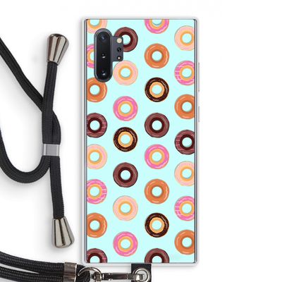 Donuts: Samsung Galaxy Note 10 Plus Transparant Hoesje met koord