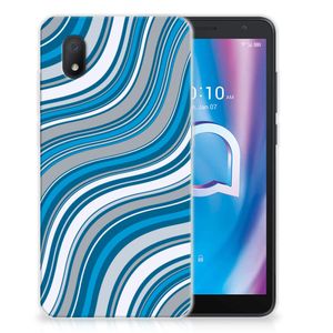 Alcatel 1B (2020) TPU bumper Waves Blue