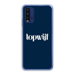 Topwijf Navy: Xiaomi Redmi 9T Transparant Hoesje