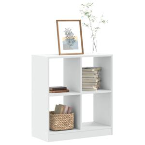 Boekenkast 68,5x32x75 cm bewerkt hout wit