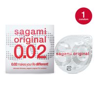 Sagami Original 0.02 - Ultradunne Latexvrije Condooms per stuk - thumbnail