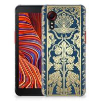 Samsung Galaxy Xcover 5 | TPU Case | Beige Flowers