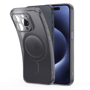 iPhone 15 Pro Zero Clear Case (HaloLock) Frosted Black