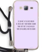 Regenboog: Samsung Galaxy J3 (2016) Transparant Hoesje met koord