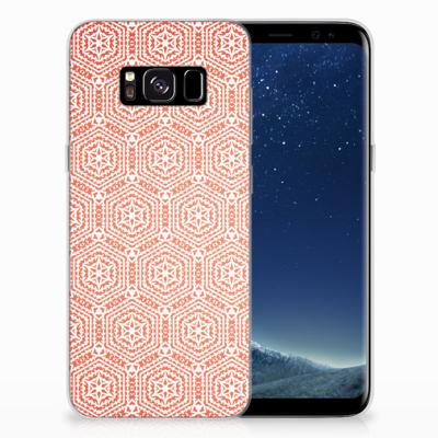 Samsung Galaxy S8 | TPU bumper | Pattern Orange
