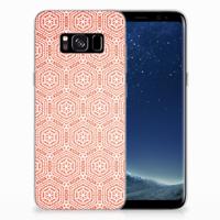 Samsung Galaxy S8 | TPU bumper | Pattern Orange