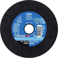 PFERD TOOLS EHT 105-0,8 SGP STEELOX/16,0 61330008 Doorslijpschijf recht 105 mm 25 stuk(s) RVS, Staal
