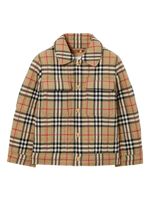 Burberry Kids veste matelassée à motif Vintage Check - Tons neutres