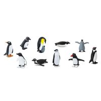 Plastic pinguins in koker 10 stuks