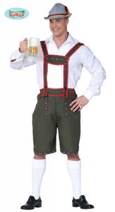 Tyrolean Lederhose groen