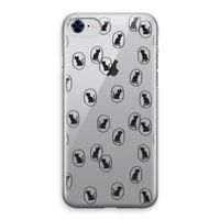 Miauw: iPhone 8 Transparant Hoesje