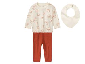 lupilu Babyset (86/92, Beige/rood)