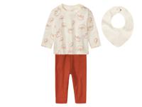 lupilu Babyset (50/56, Beige/rood)