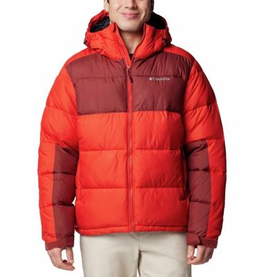 Columbia Pike Lake™ II Hooded Isolatiejas Heren Sail Red M